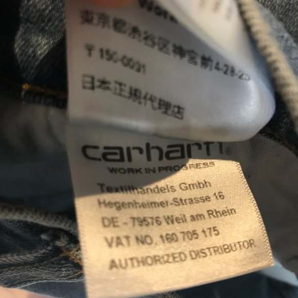 Carhartt WIP Swell Short - Blue Worn Bleached - 32 (fits like 33) - Picture 6 of 6